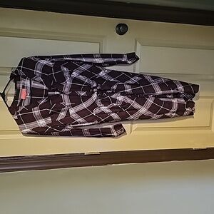 Plaid dress size small